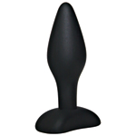 Zwarte Siliconen ButtPlug