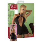 Zwarte mini jurk met o ring