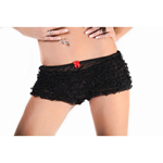 Ruffle Shorts Zwart